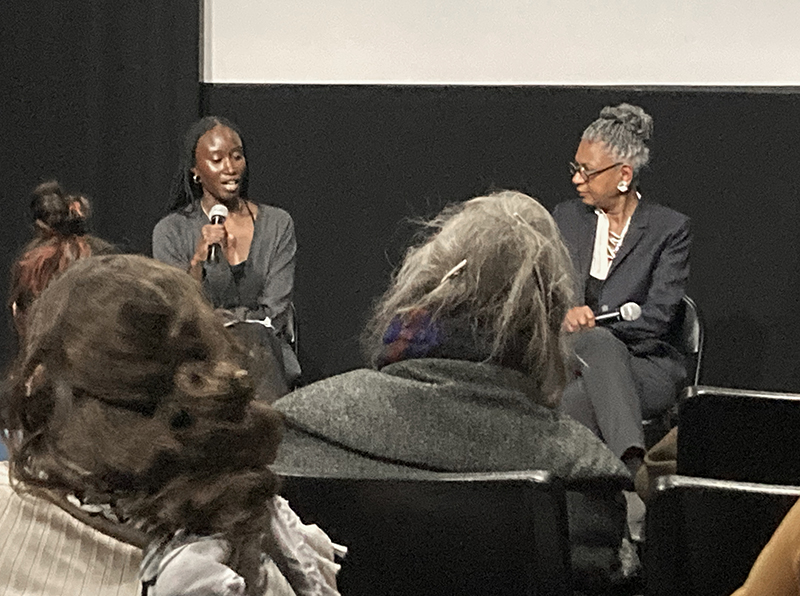 Scholar Amy Sall and Annouchka de Andrade in conversation as part of <i>Three Films by Sarah Maldoror</i>, copresented at the Maysles Documentary Center